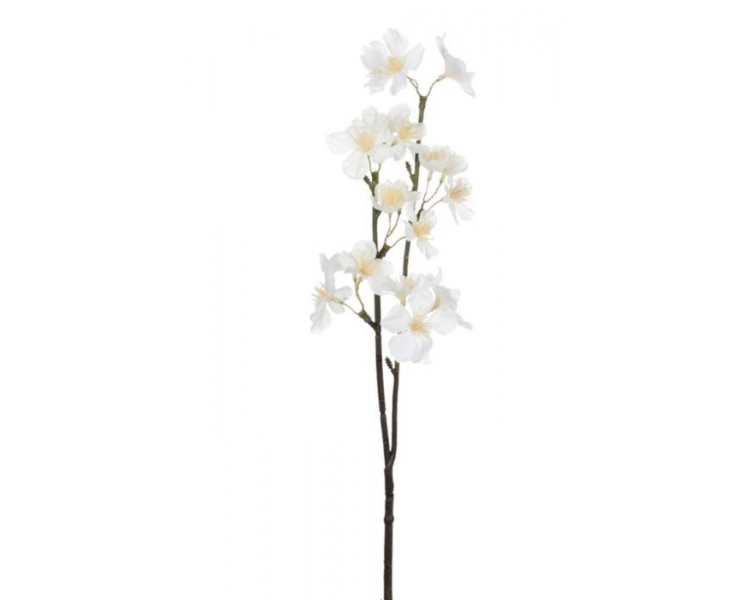 Větvička s bílými květy Julien - 8*5*46 cm