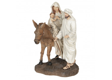 Marie, Josef s Ježíškem a oslíkem - 16*12*20 cm