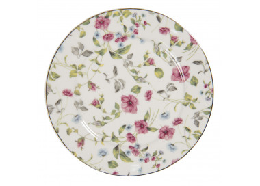 Porcelánový talíř Pre Fleuri – Ø 21*2 cm