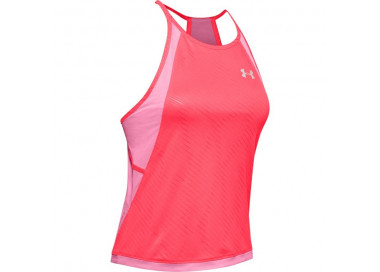 Under Armour W UA Qualifier ISO-CHILL Embossed Tank-P