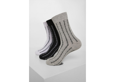 Mr. Tee Fuck You Socks 3-Pack black/grey/white