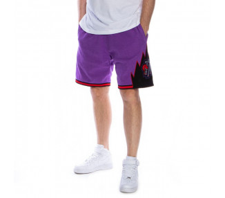 Mitchell & Ness shorts Toronto Raptors purple Warm Up Fleece Short