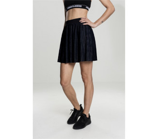 Urban Classics Ladies Jersey Pleated Mini Skirt black