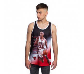 Mitchell & Ness tank top Chicago Bulls - Scottie Pippen black NBA Behind The Back Tank