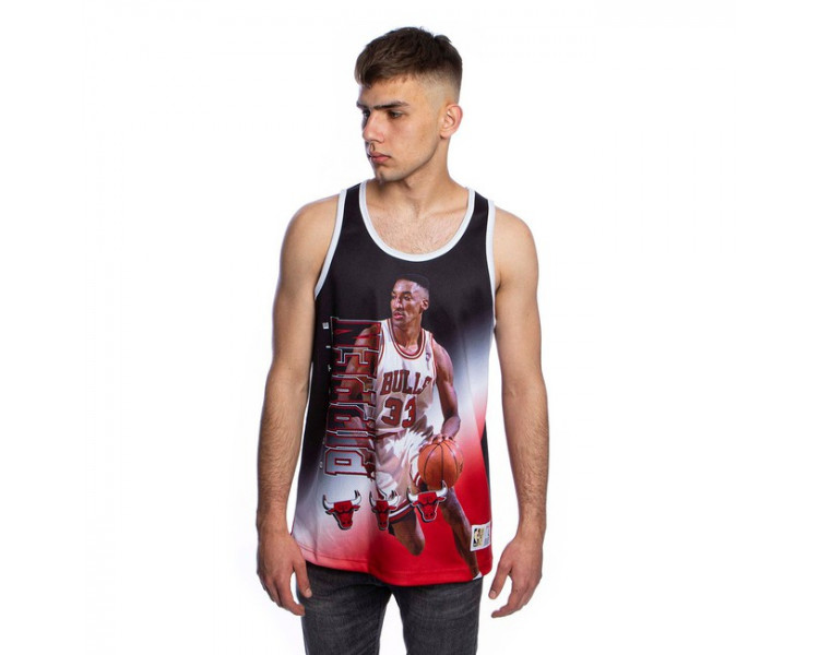 Mitchell & Ness tank top Chicago Bulls - Scottie Pippen black NBA Behind The Back Tank