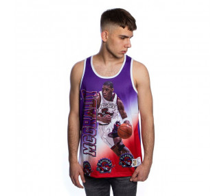 Mitchell & Ness tank top Toronto Raptors - Tracy McGrady purple NBA Behind The Back Tank