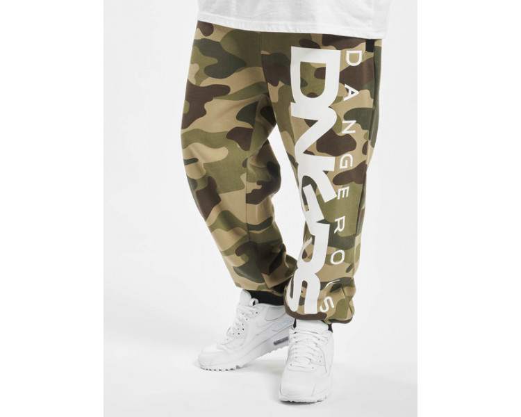 Dangerous DNGRS / Sweat Pant Classic in camouflage