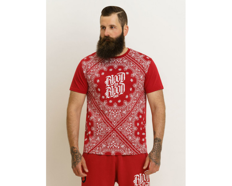 Blood In Blood Out Bandana T-Shirt - rot