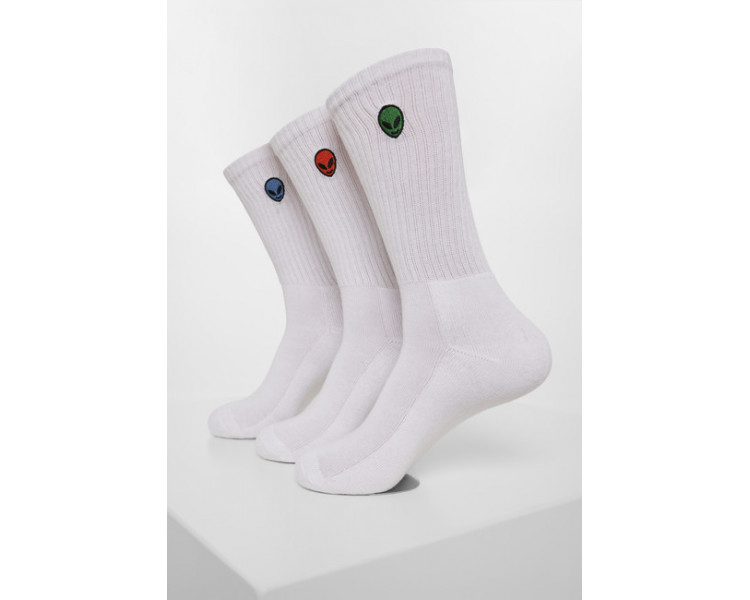 Urban Classics Alien Socks 3-Pack white