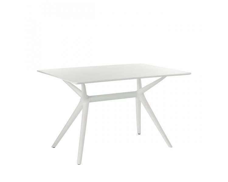 Dekoria Stůl  Modesto 120x80x73cm white, 120 x 80 x 73 cm