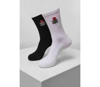 Mr. Tee Good Vibes Socks 2-Pack black/white