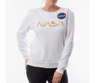 Alpha Industries WMNS NASA PM Sweater Wmn White