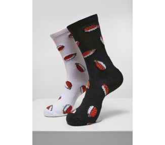 Mr. Tee Sushi Socks 2-Pack black/white