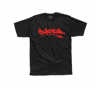 Supra Graffiti Logo T-shirt Black Red