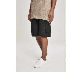 Southpole Belted Cargo Shorts Ripstop black