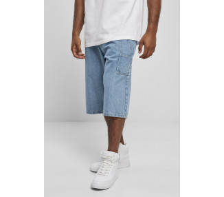 Southpole Denim Shorts with Tape mid blue