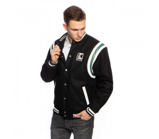 Karl Kani OG Wool Blend College Jacket black