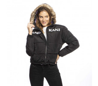 Karl Kani Retro Hooded Puffer Jacket black