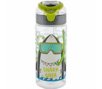 Florina Dětská plastová láhev Žralok, 500 ml