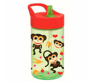 Florina Dětská plastová láhev Monkey, 430 ml