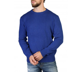 100% Cashmere pánský svetr Barva: Modrá, Velikost: S