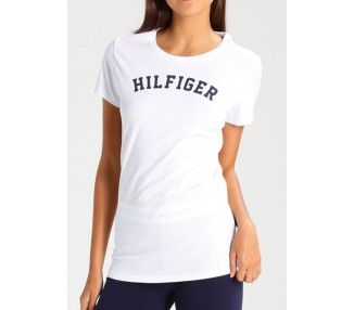 Dámské tričko Tommy Hilfiger UW0UW00091 M Bílá