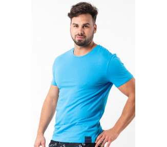 Pánské tričko Guess U92M08 S Světle modrá