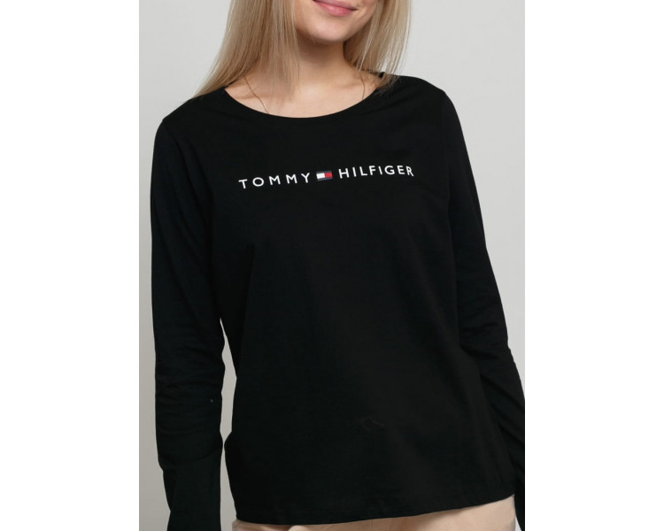 Dámské tričko Tommy Hilfiger UW0UW01910 M Černá