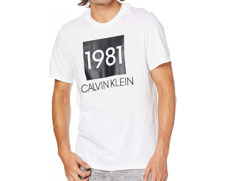Pánské tričko Calvin Klein NM1708 L Bílá