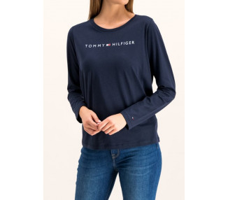 Dámské tričko Tommy Hilfiger UW0UW01910 L Tm. modrá
