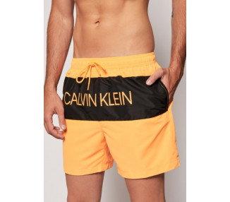 Pánské plavky Calvin Klein KM0KM00456 L Pomerančová