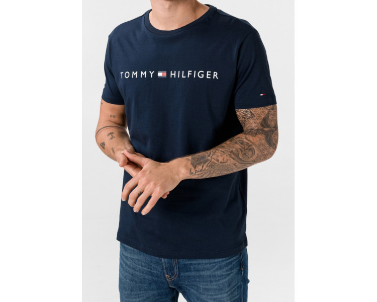 Pánské tričko Tommy Hilfiger UM0UM01434 M Tm. modrá