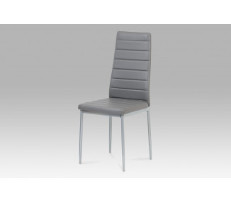Jídelní židle DCL-117 GREY, šedá/šedý lak