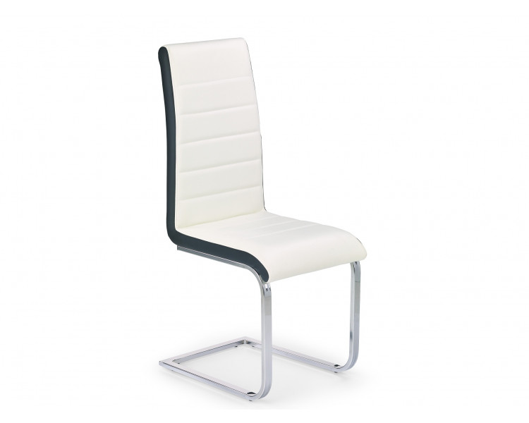 Židle K-132, bílo-černá