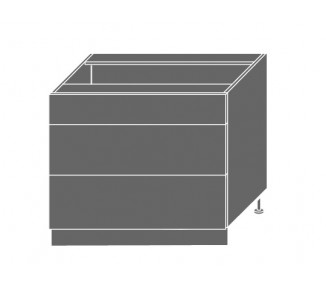 EMPORIUM, skříňka dolní D3m 90, korpus: grey, barva: grey stone