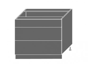 EMPORIUM, skříňka dolní D3m 90, korpus: grey, barva: grey stone