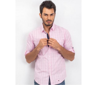 Světle růžová pánská košile Bounjour