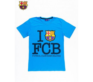 Pánské modré tričko FC BARCELONA