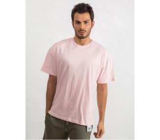 Pánské světle růžové tričko Overload