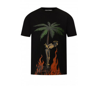 Palm Angels pánské tričko Barva: BLACK MULTI, Velikost: XS