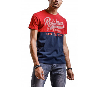 Redskins pánské tričko Barva: NAVY BLUE/RED, Velikost: XS