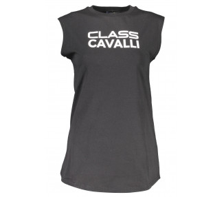 CAVALLI CLASS dámské tričko Barva: černá, Velikost: S