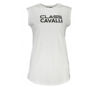 CAVALLI CLASS dámské tričko Barva: Bílá, Velikost: S
