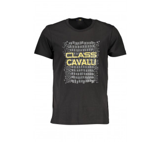 CAVALLI CLASS pánské tričko Barva: černá, Velikost: M