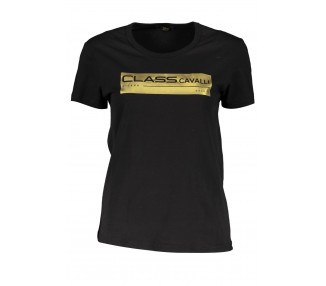 CAVALLI CLASS dámské tričko Barva: černá, Velikost: M