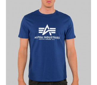 Pánské tričko Alpha Industries Basic T-Shirt Blue