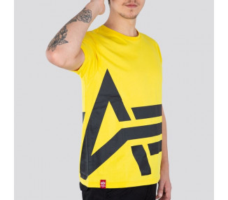 Tričko Alpha Industries Side Logo T Yellow