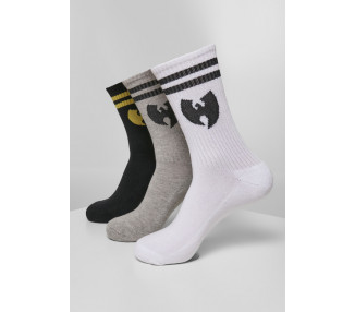 Wu-Wear Wu Wear Socks 3-Pack wht/gry/blk