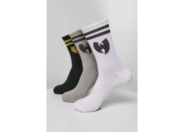Wu-Wear Wu Wear Socks 3-Pack wht/gry/blk