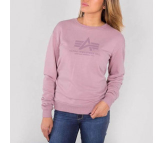 Dámská mikina Alpha Industries Womens Sweatshirt Logo Pink